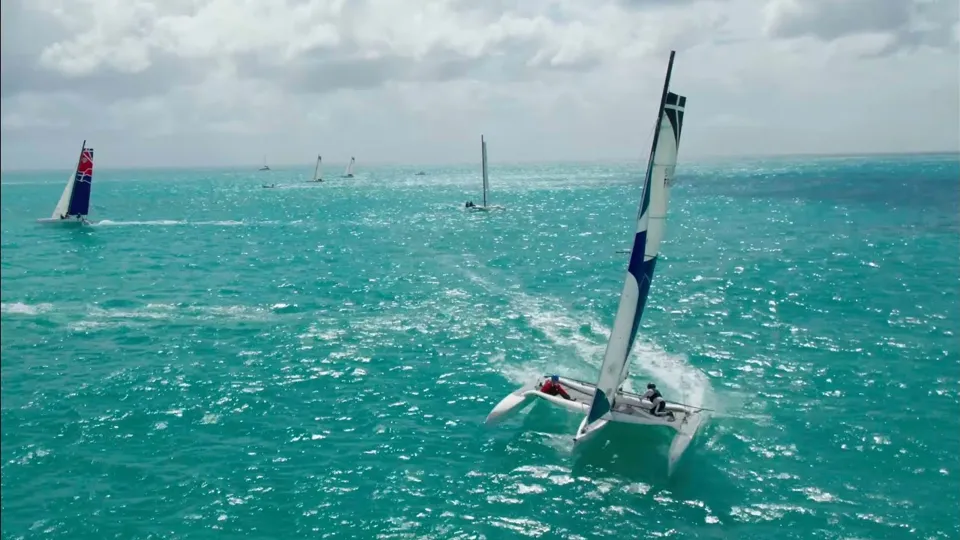 Multihull regatta — Training, Saint Martin